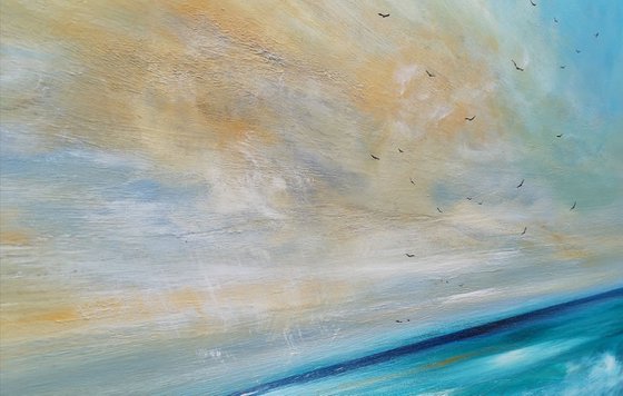 Large Seascape - Follow Your Heart - Cornwall, Art