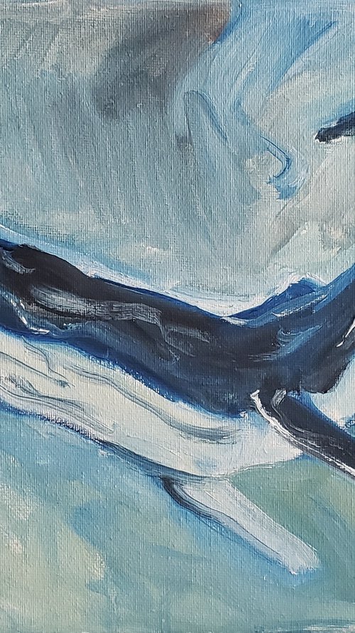 "Weightless" - Whale - Ocean by Katrina Case