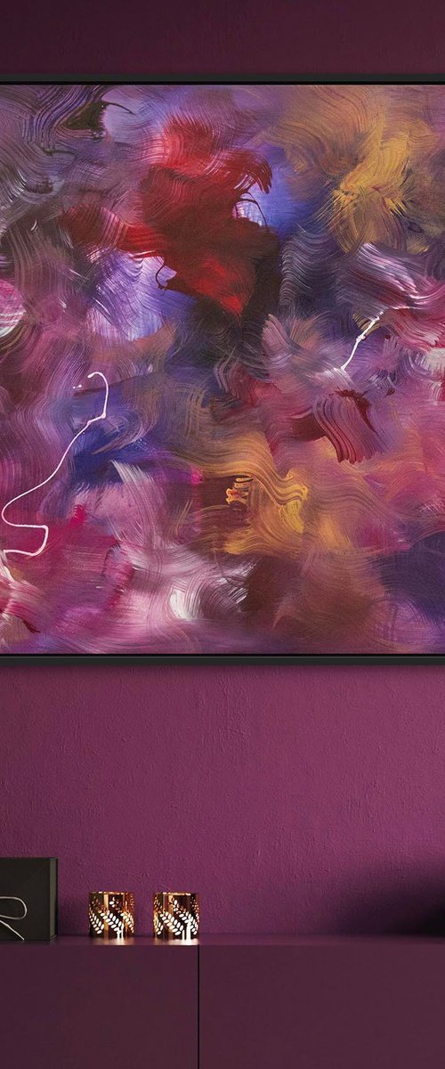 Violets and Pinks by Paresh Nrshinga FRSA