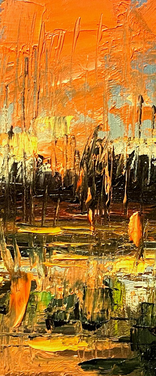 Abstract Sunset Clouds by Paul Cheng
