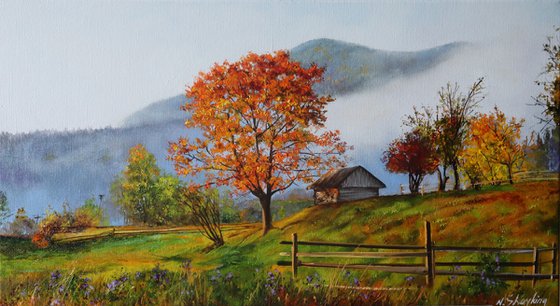 Autumn Landscape Mountains