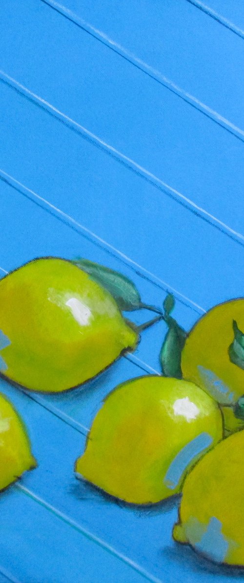 Mediterranean lemons by Rosalind Roberts
