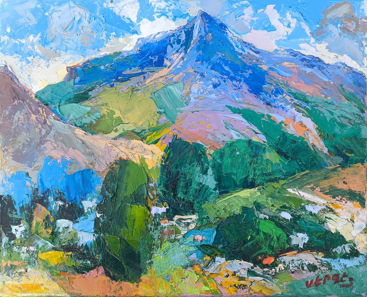 Breath Of The Mountain By Sergey Arustamyan, 12 X 9, Artwork For Sale On Artfinder