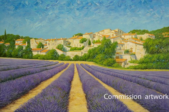 Sunny Provence - commission artwork
