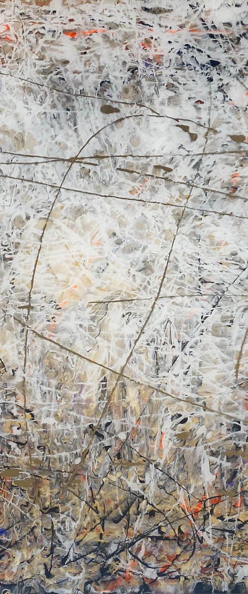 Pearl Mirage, Original Acrylic painting, Handmade artwork, One of a kind by Vahe Yeremyan
