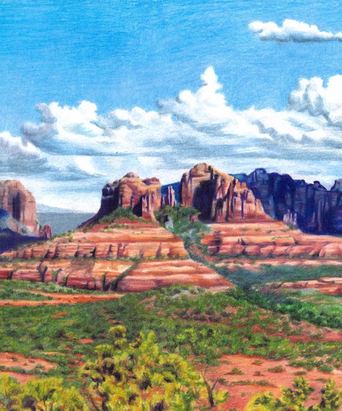 Cathedral Rock - Sedona by Maria D'Angelo