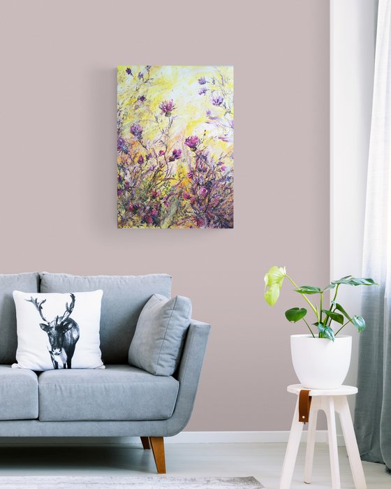 Large Burdock Painting