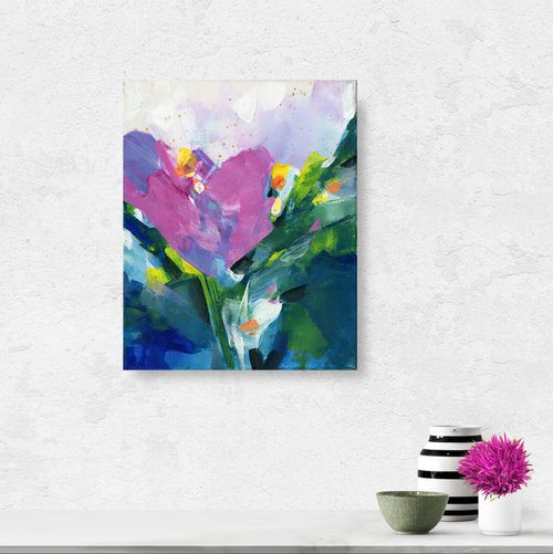 A Wish - Floral Painting by Kathy Morton Stanion by Kathy Morton Stanion