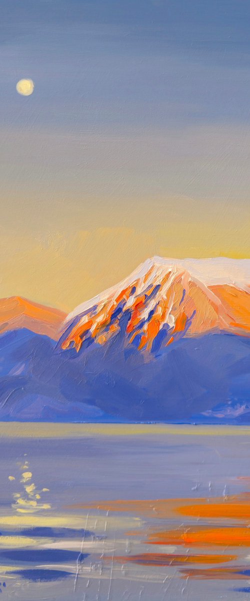 Quiet Winter Sunset by Joan Mato