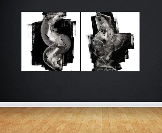 Double Take Diptych