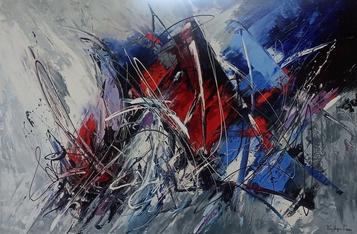 Abstract dream-3 (80x120, oil on canvas) by Marieta Martirosyan