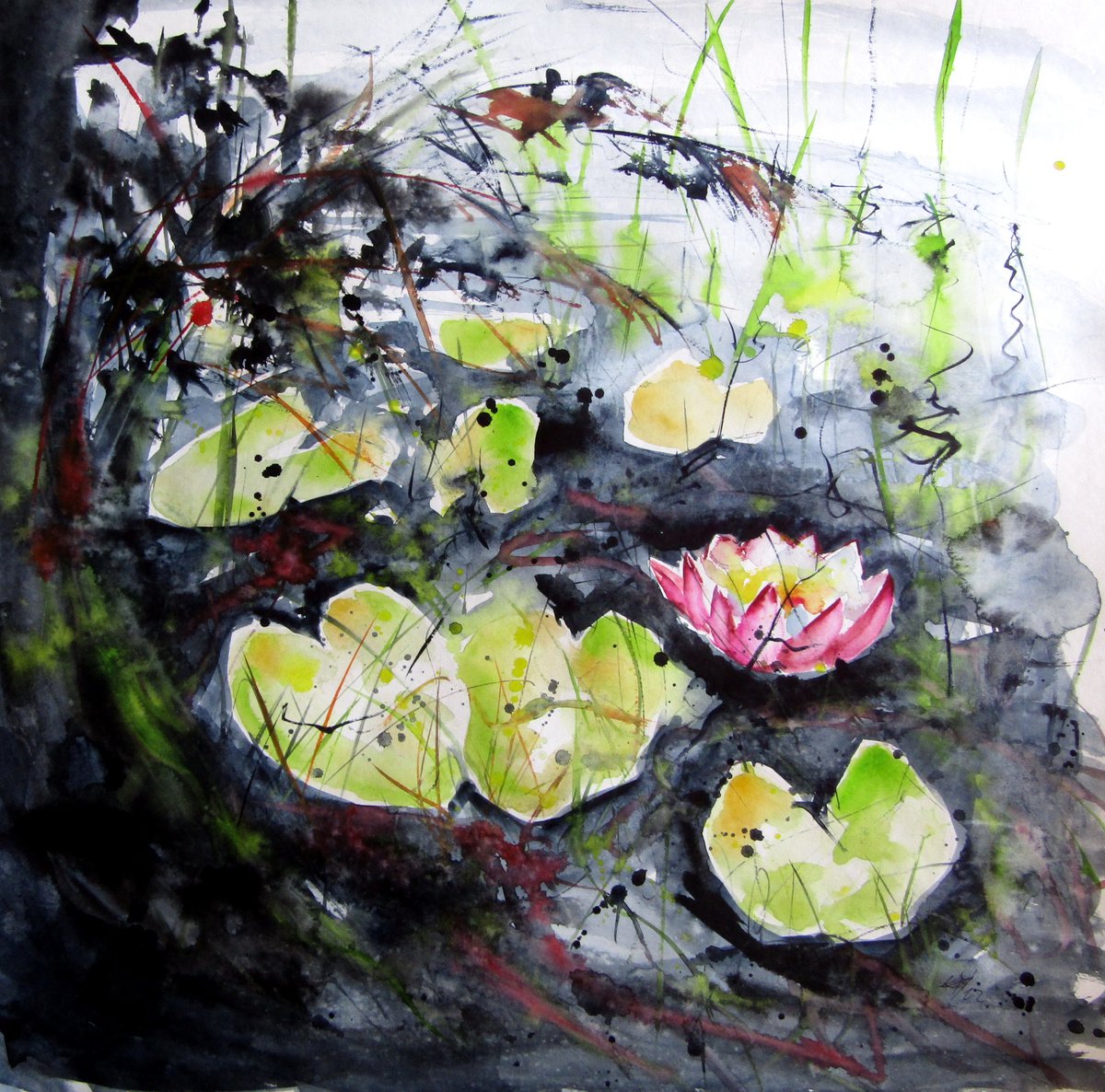 Water lilies IV by Kovacs Anna Brigitta