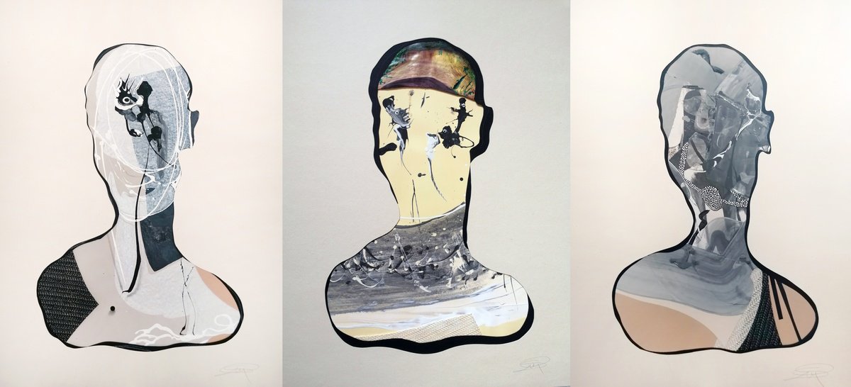 Surrealistic Acrylic Painting , S3E By Stefano Mazzolini, 59 X 28, Artwork For Sale On Artfinder