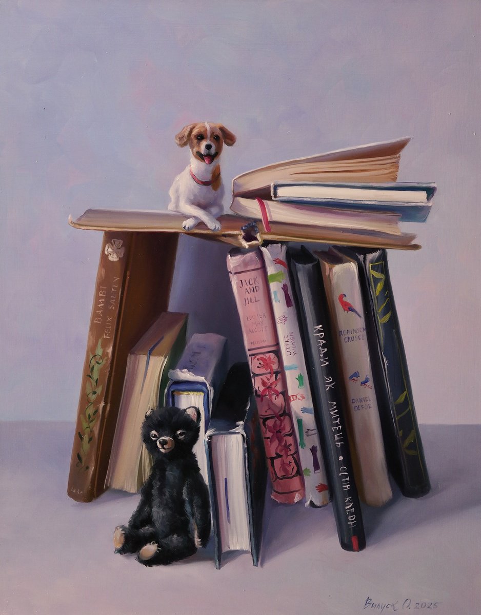 Photorealistic Still Life Oil Painting By Lena Vylusk, 16 X 20", "Dreamer