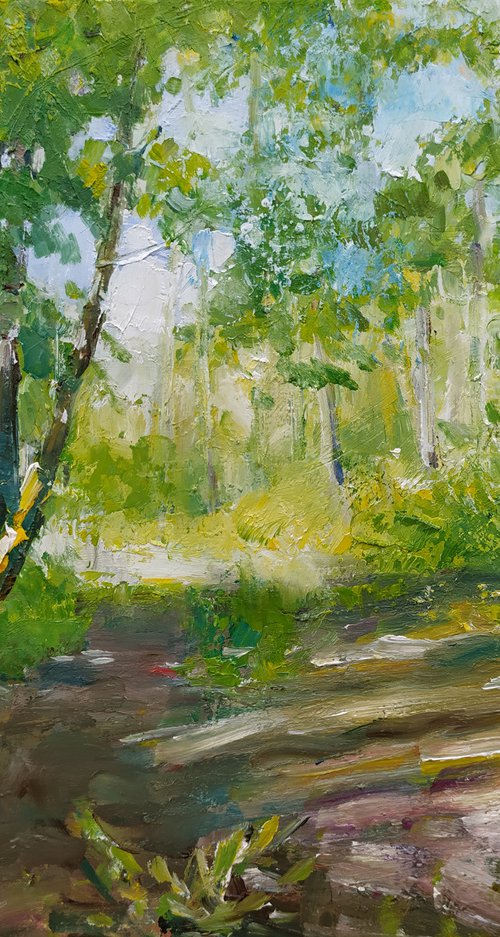Road in the forest by Valentina Andrukhova