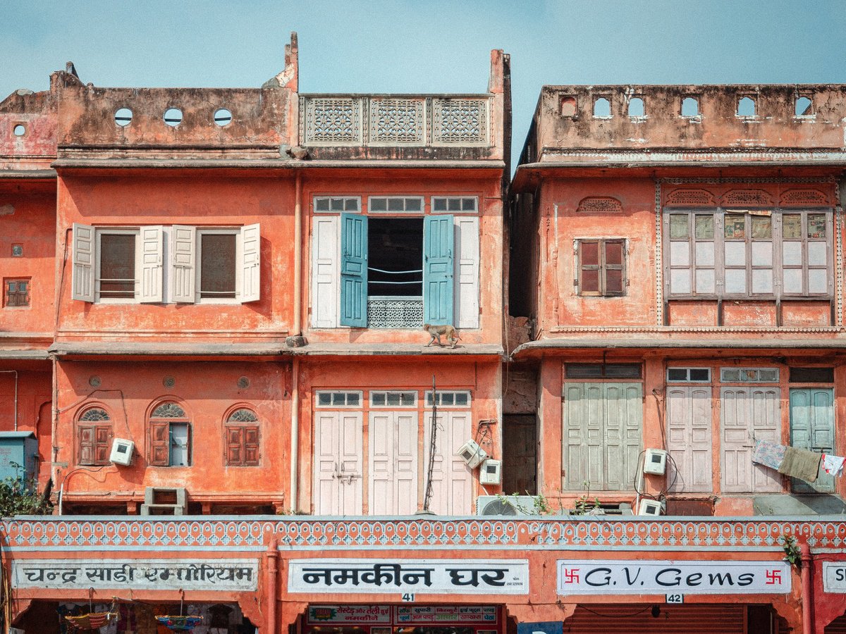 Geometric Abstract Photograph By Serge Horta, 24 X 19", The Pink City No.5, Original Artwork