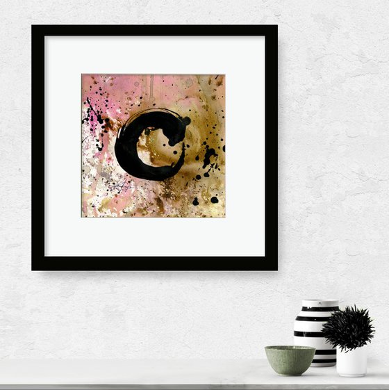 Enso Tranquility 17 - Zen Circle Art by Kathy Morton Stanion