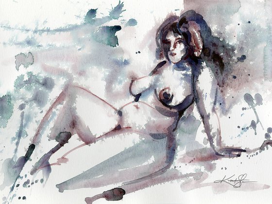 Watercolor Nude 5
