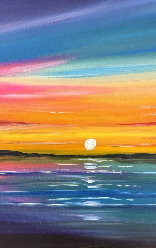 Stillness At Sunset by Aisha Haider