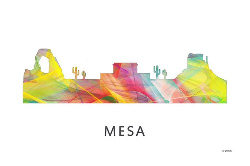 Mesa Arizona Skyline WB1 by Marlene Watson