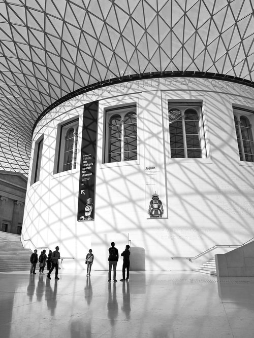 The Great Court at the British Museum by Alex Cassels
