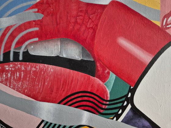 Lipstick in the Mirror