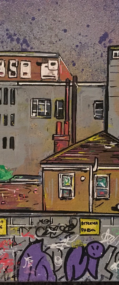 Abandoned  - Mini Painting by John Curtis