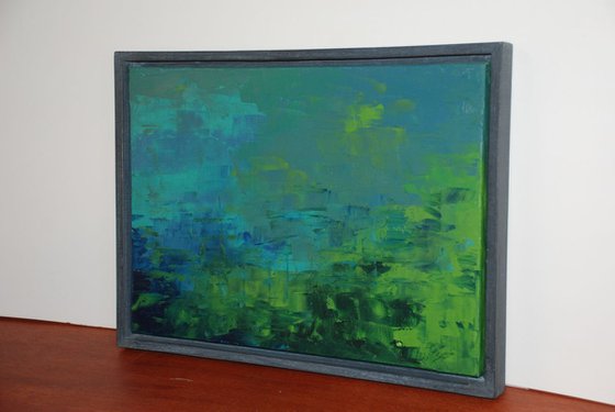 blue-green night I (ref#:294-8P)