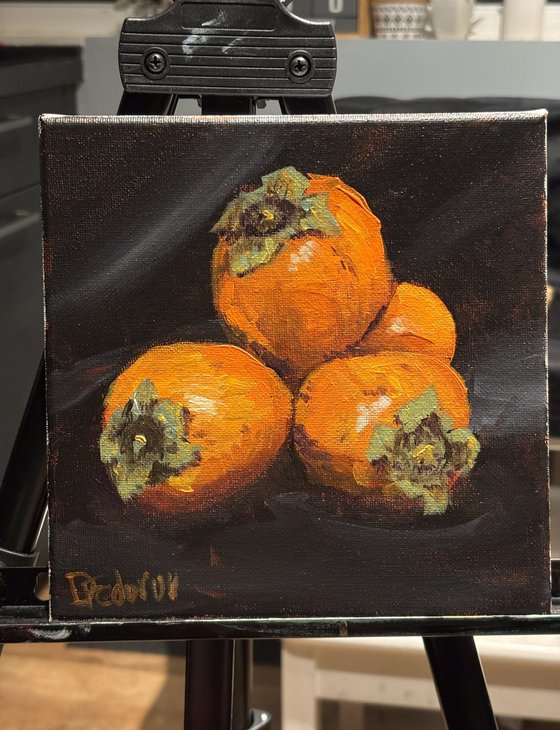 Orange Glow on Dark