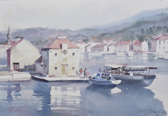 Harbor on Adriatic sea