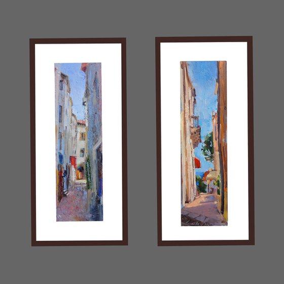 Summer in Montenegro diptych