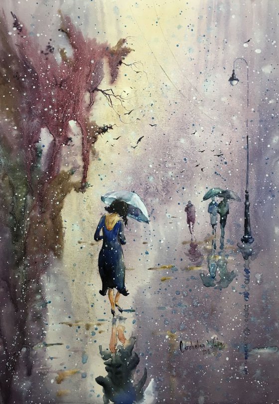 SOLD "Beauty of rain"