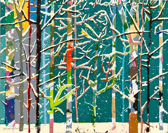 A Quiet Snow In Late Autumn