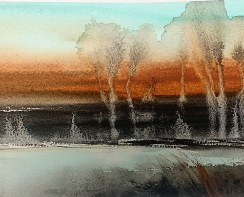 Abstraction. Trees. #4 by Eugenia Gorbacheva