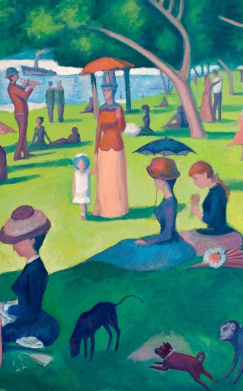 A Sunday Afternoon of the Island Grande Jatte by Rumen Sazdov
