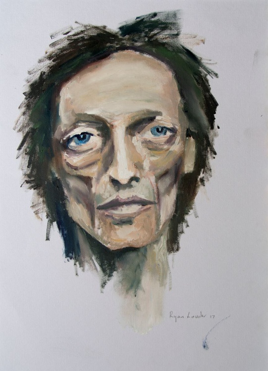 Portrait 12x9 Oil On Canvas Mans Face Portrait Artfinder