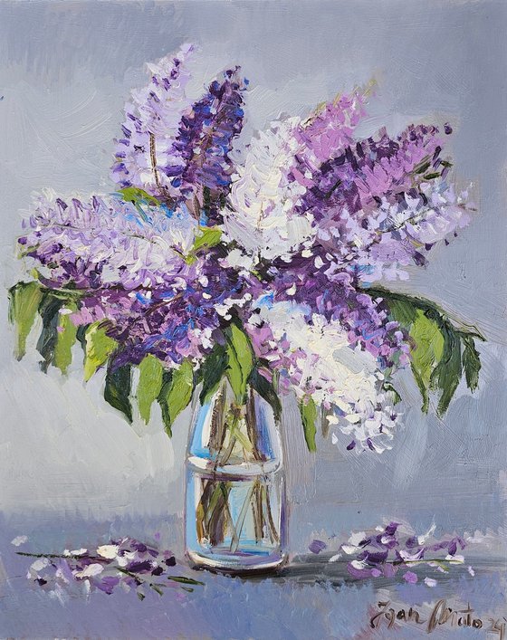 Vase of Lilacs