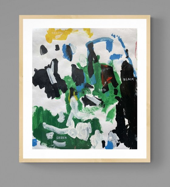 Green, Red, And Black