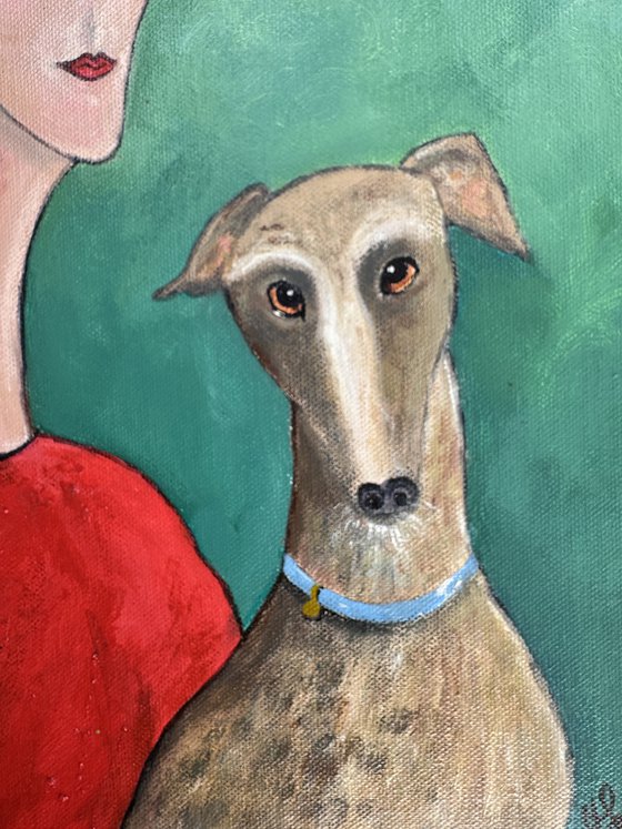 Girl and her Dog