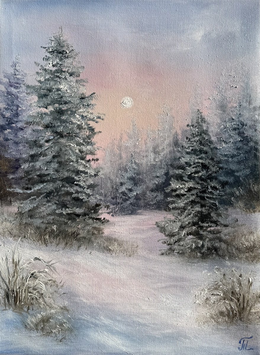 Winter Light By Tanja Frost, 12 X 16, Artwork For Sale On Artfinder