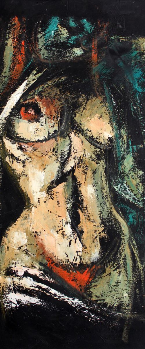 Red nude by Vincenzo Stanislao