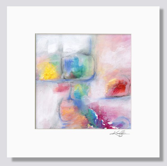 Tranquility Travels 5 - Abstract Painting by Kathy Morton Stanion