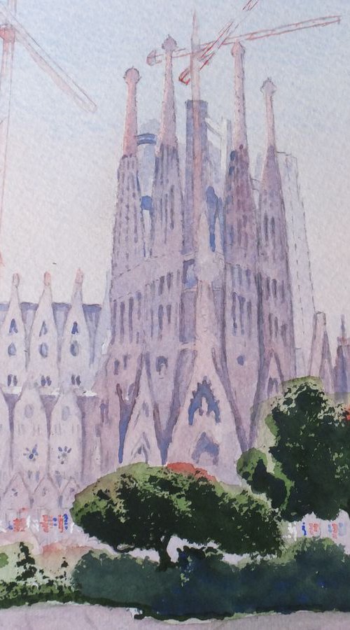 The Church of the Sacred Family in Barcelona by David Harmer