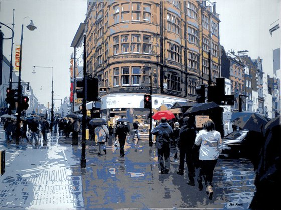 Rainy Day, Oxford Street, London