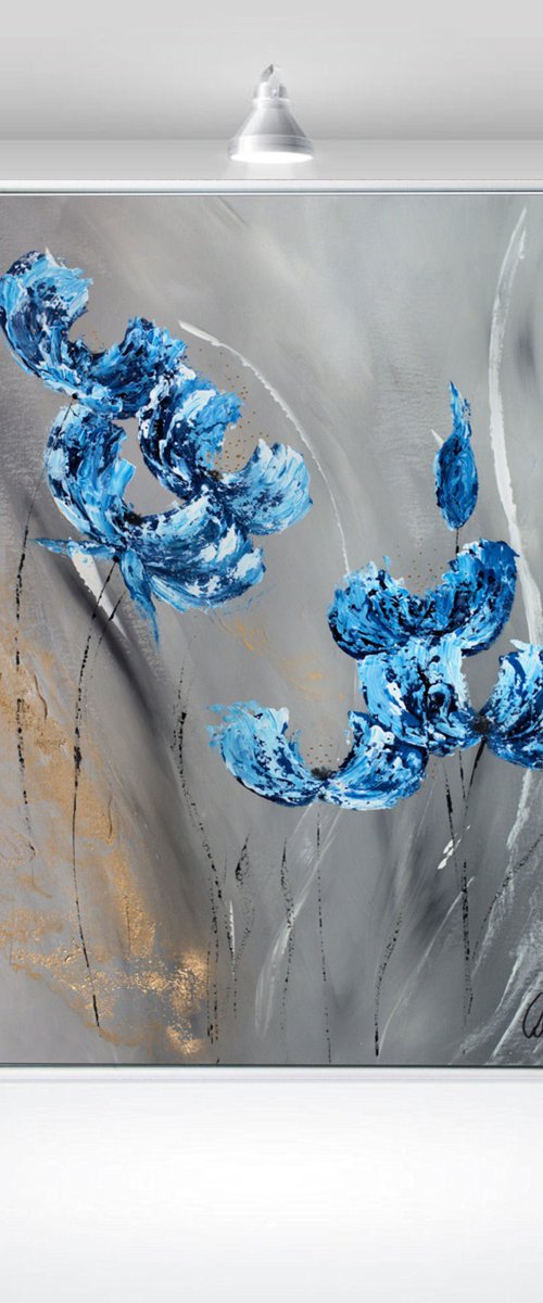 Frosted Blossoms II by Edelgard Schroer
