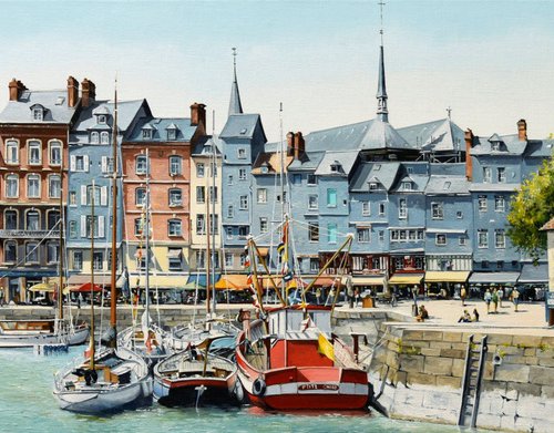 Honfleur by Roger Bailleul