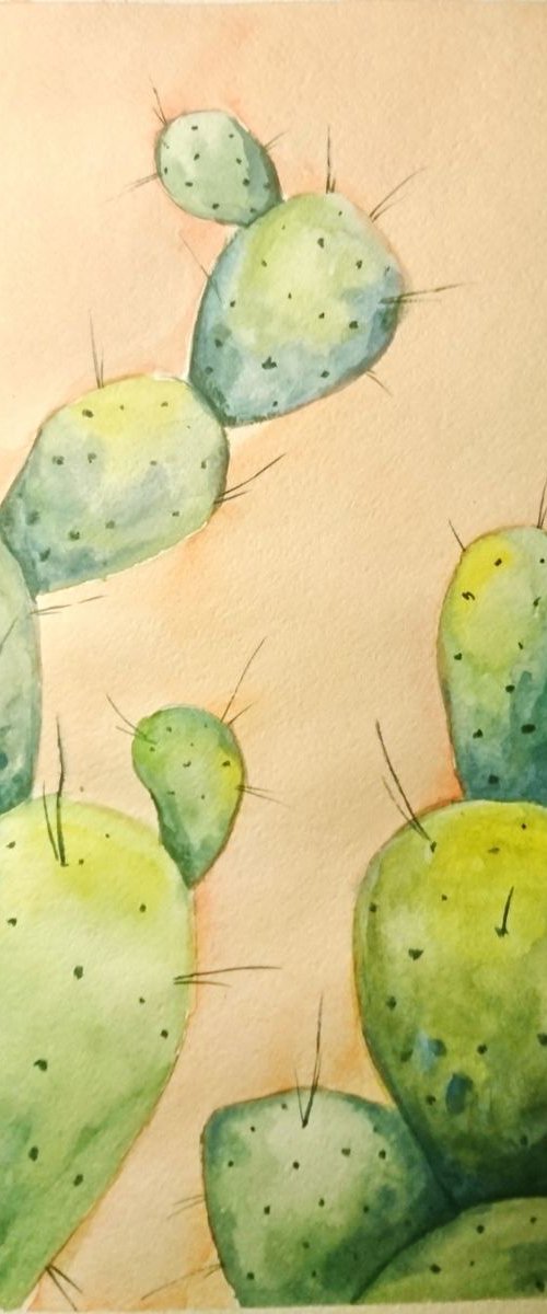 Cactus by Svetlana Vorobyeva