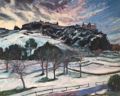 Edinburgh Castle February 2021 by Stephen Howard Harrison