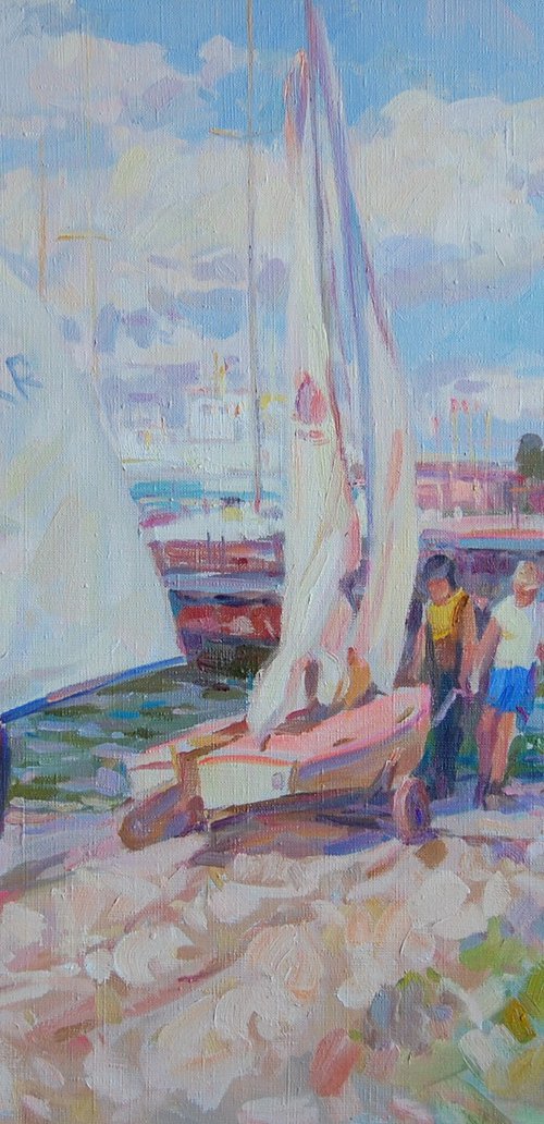 At the Yacht Club by Dmitry and Olga Artym