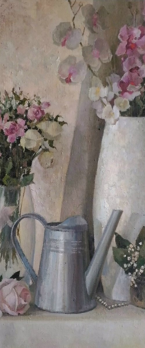 Still life with valley lily by Olga Goryunova